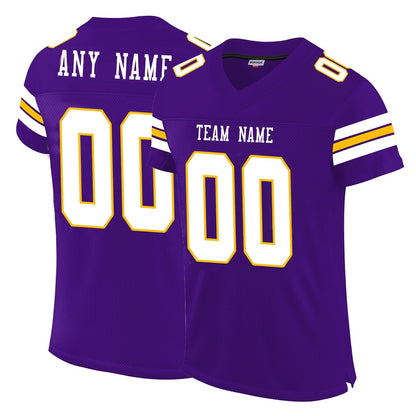 Custom MN.Vikings Football Jerseys for Personalize Sports Shirt Design Stitched Name And Number Birthday Gift - Main View