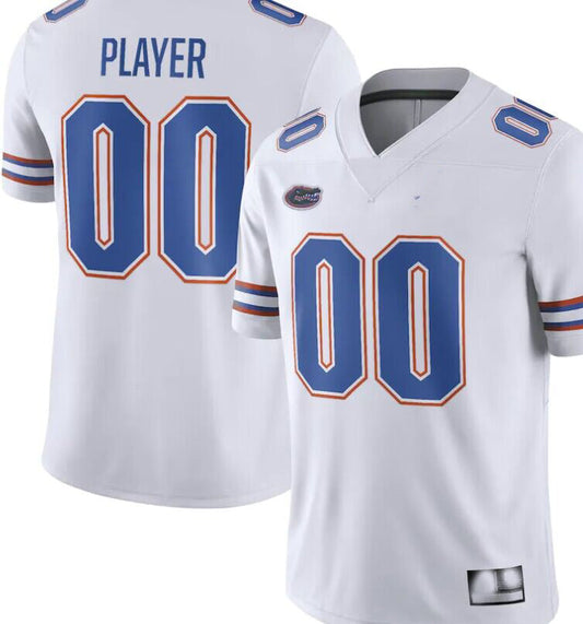 Custom Football Florida Gators White Jersey Mens Youth Women Short Sleeve College Jerseys Stitched American Football Jerseys - Main View
