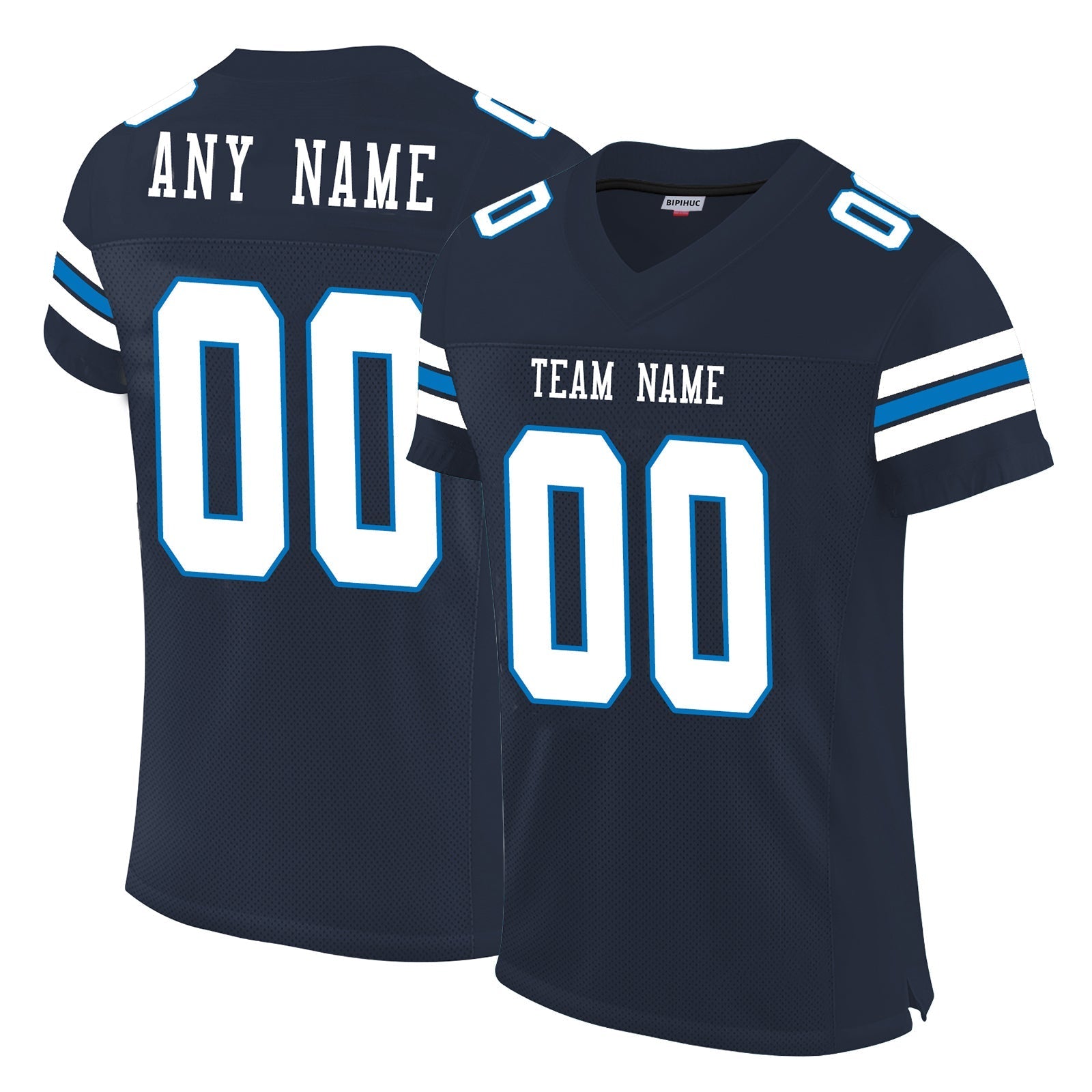 Custom T.Titans Football Jerseys Design Navy Stitched Name And Number Size S to 6XL Christmas Birthday Gift - Main View