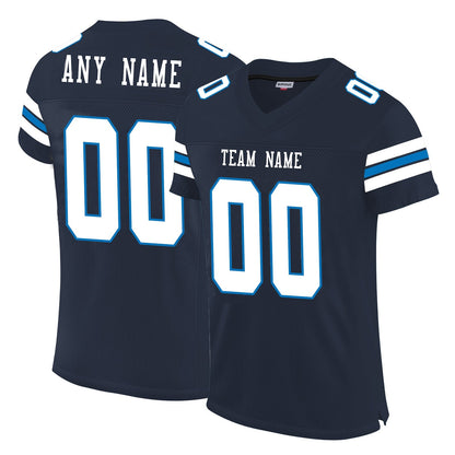 Custom T.Titans Football Jerseys Design Navy Stitched Name And Number Size S to 6XL Christmas Birthday Gift - Main View