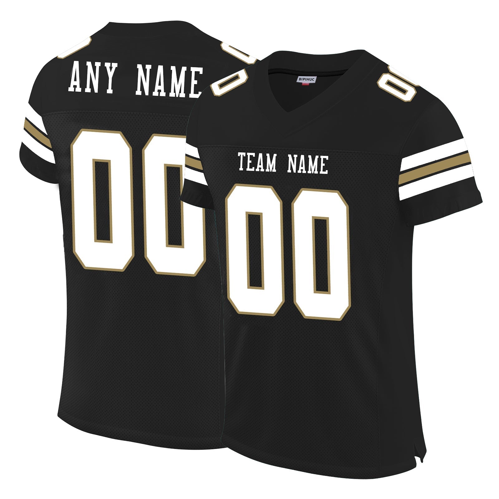 Custom NO.Saints Football Jerseys for Personalize Sports Shirt Design Stitched Name And Number Size S to 6XL Christmas Birthday Gift - Main View