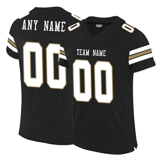 Custom NO.Saints Football Jerseys for Personalize Sports Shirt Design Stitched Name And Number Size S to 6XL Christmas Birthday Gift - Main View