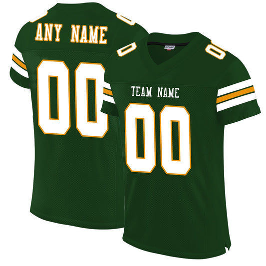 Custom GB.Packers Football Jerseys Design Green Stitched Name And Number Size S to 6XL Christmas Birthday Gift - Main View