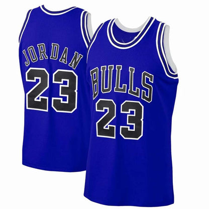 C.Bulls #23 Michael Jordan Mitchell & Ness 1997-1998 Royal Blue Stitched Jersey - Main View
