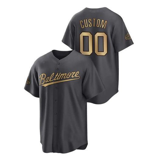 Baseball Jerseys  Custom Baltimore Orioles Black 2022 All Star Men Youth Women Stitched Jersey - Main View
