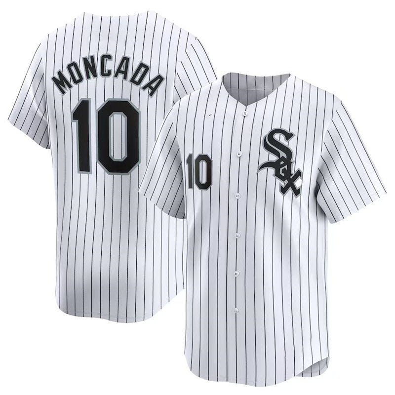Chicago White Sox #10 Yoan Moncada White City Connect Replica Player Jersey Baseball Jerseys - Main View