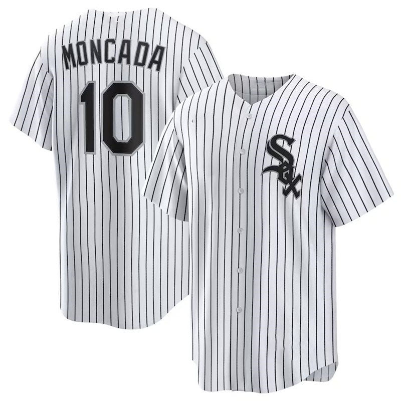 Chicago White Sox #10 Yoan Moncada White City Connect Replica Player Jersey Baseball Jerseys - Main View