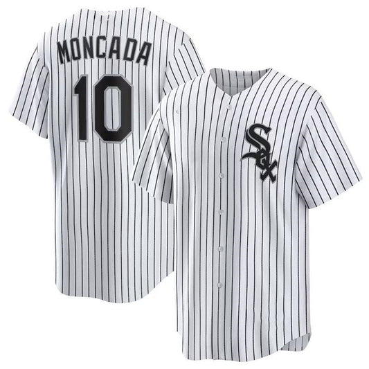 Chicago White Sox #10 Yoan Moncada White City Connect Replica Player Jersey Baseball Jerseys - Main View