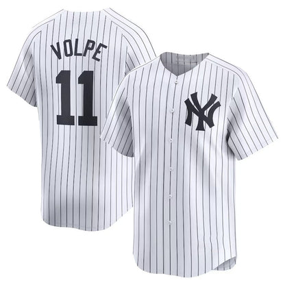 New York Yankees #11 Anthony Volpe Home Limited Player Jersey - White Stitches Baseball Jerseys - Main View