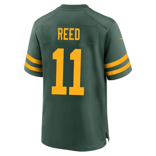 GB.Packers #11 Jayden Reed 50s Green Classic Game Stitched American Football Jerseys - Main View