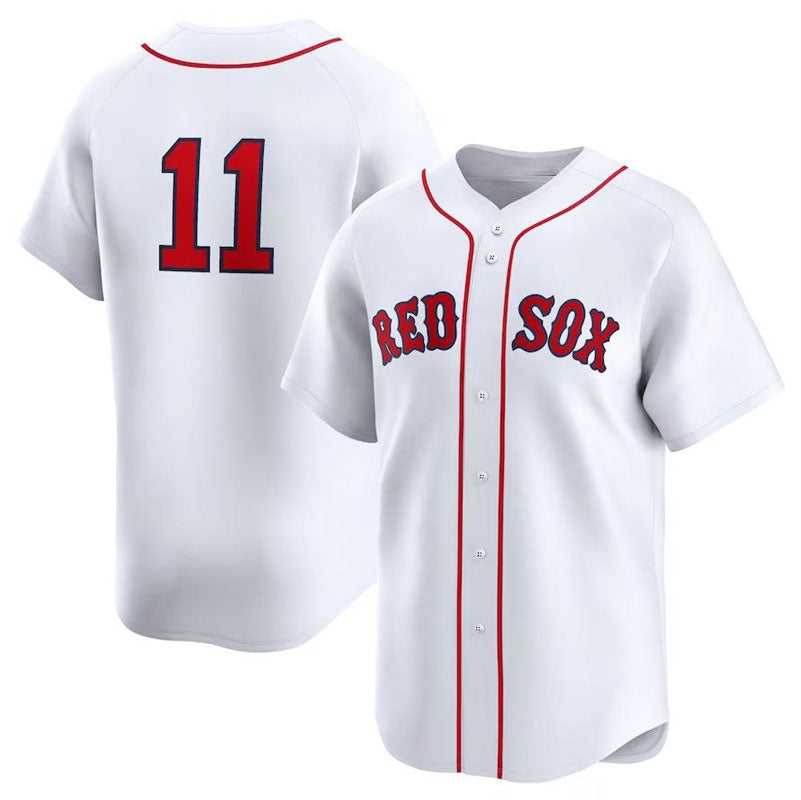 Boston Red Sox #11 Rafael Devers White Home Limited Player Jersey - Main View