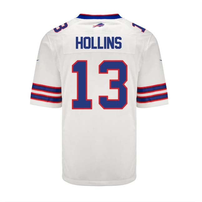 B.Bills #13 Mack Hollins Game Jersey - White Football Jerseys - Main View