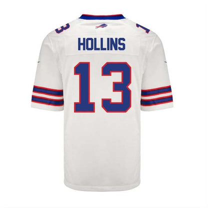 B.Bills #13 Mack Hollins Game Jersey - White Football Jerseys - Main View