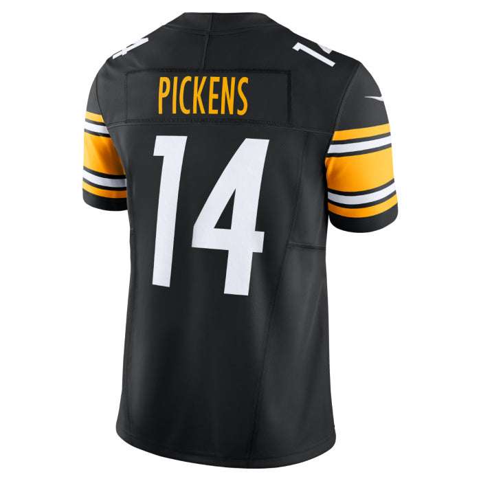 P.Steelers #14 George Pickens Vapor F.U.S.E. Limited Home Black Stitched American Football Jerseys - Main View