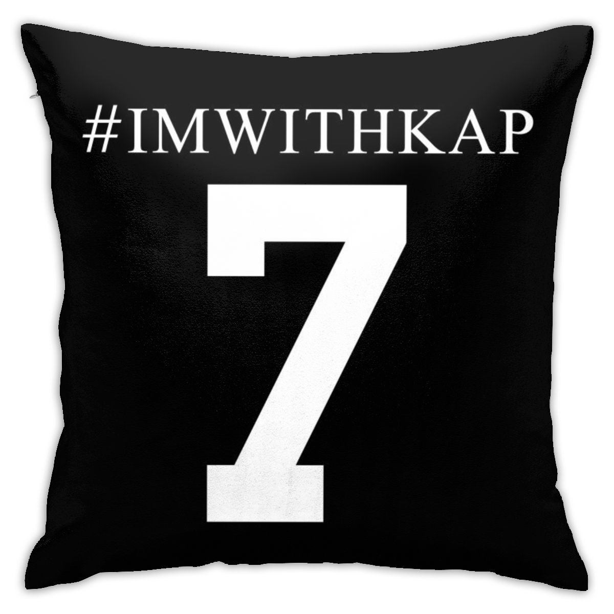 Football jerseys #7 Colin Kaepernick Design Personalized Pillowcase IMWITHKAP Decorative Throw Pillow Covers - Main View