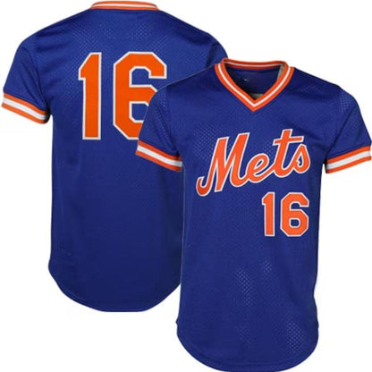 New York Mets #16 Dwight Gooden Royal Alternate Replica Player Jersey Baseball Jerseys - Main View