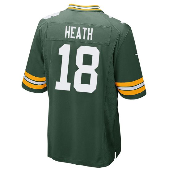 GB.Packers #18 Malik Heath Green Game Stitched American Football Jerseys - Main View