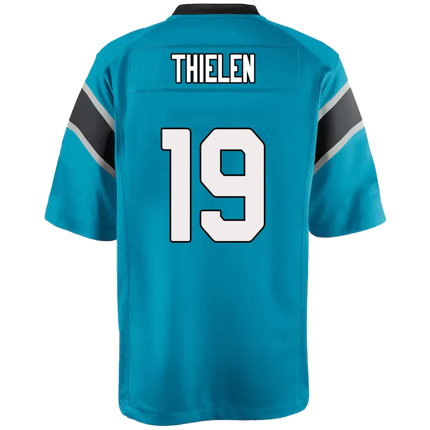 #19 Adam Thielen C.Panthers Blue Football Stitched Jersey - Main View