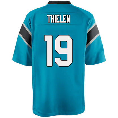 #19 Adam Thielen C.Panthers Blue Football Stitched Jersey - Main View