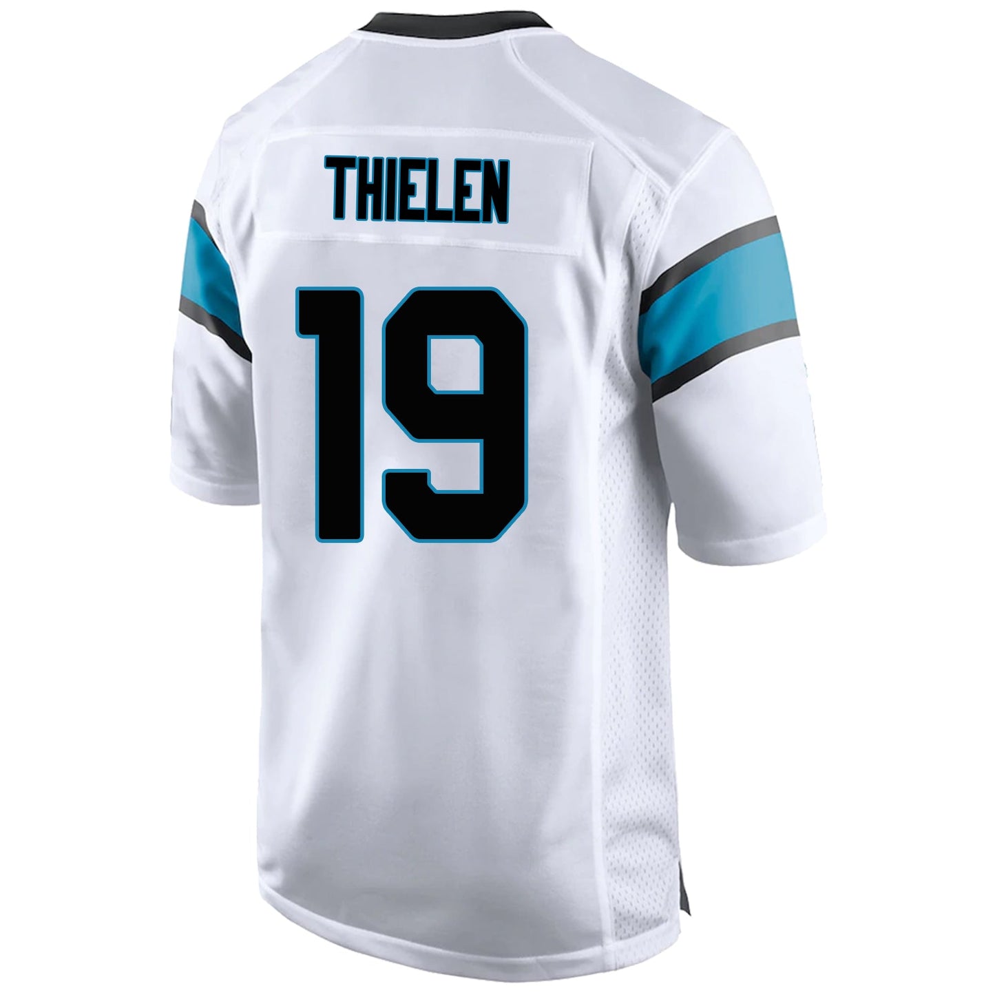 #19 Adam Thielen C.Panthers White Football Stitched Jersey - Main View