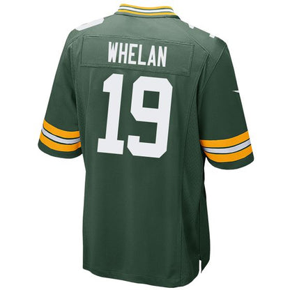 GB.Packers #19 Daniel Whelan Green Game Stitched American Football Jerseys - Main View