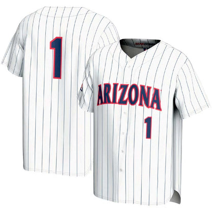 #1 A.Wildcats GameDay Greats Lightweight Baseball Fashion Jersey - White Stitched American College Jerseys - Main View