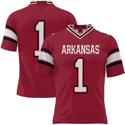 #1 A.Razorbacks GameDay Greats Football Jersey - Cardinal Stitched American College Jerseys - Main View