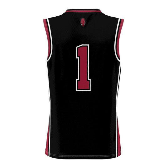#1 A.Razorbacks GameDay Greats Lightweight Basketball Jersey - Black Stitched American College Jerseys - Main View