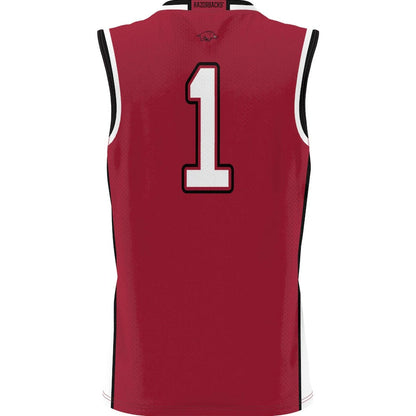 #1 A.Razorbacks GameDay Greats Lightweight Basketball Jersey - Cardinal Stitched American College Jerseys - Main View