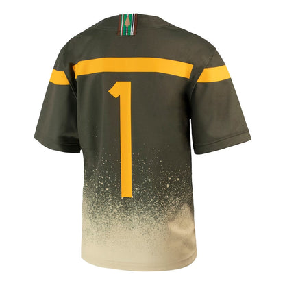 #1 A.Black Knights 1st Armored Division Old Ironsides Untouchable Football Jersey - Olive Stitched American College Jerseys - Main View