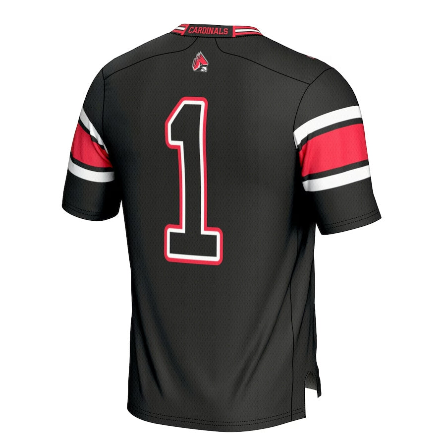 #1 B.State Cardinals GameDay Greats Football Jersey - Black Stitched American College Jerseys - Main View