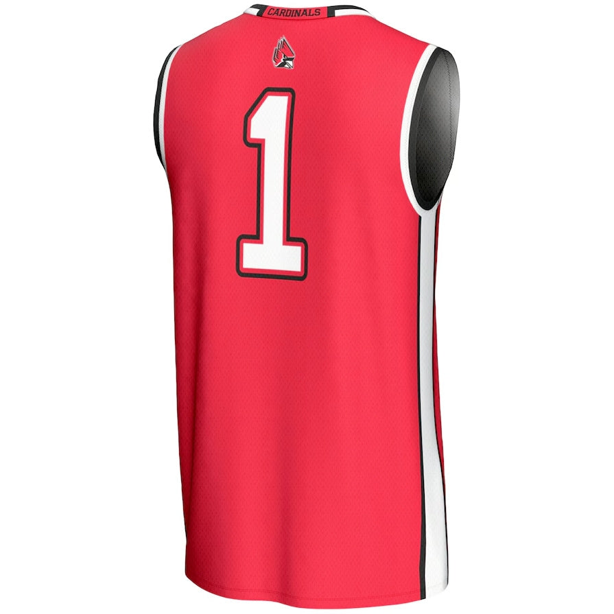 #1 B.State Cardinals GameDay Greats Unisex Lightweight Basketball Jersey - Cardinal Stitched American College Jerseys - Main View