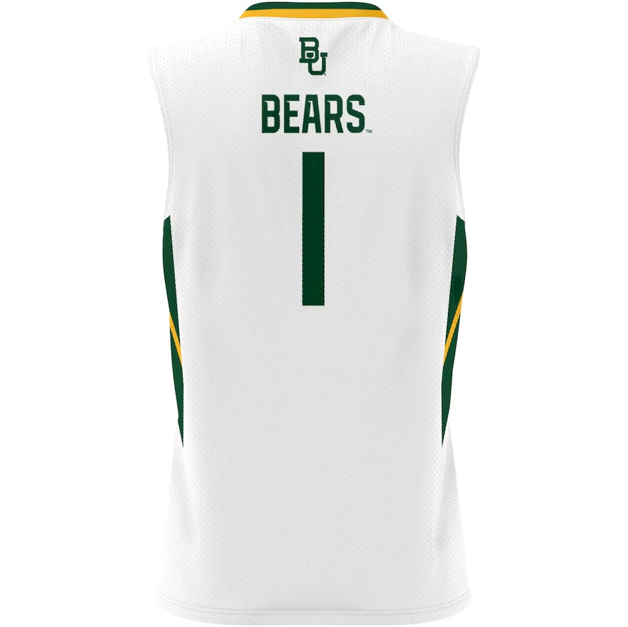 #1 B.Bears GameDay Greats Lightweight Basketball Jersey - White Stitched American College Jerseys - Main View