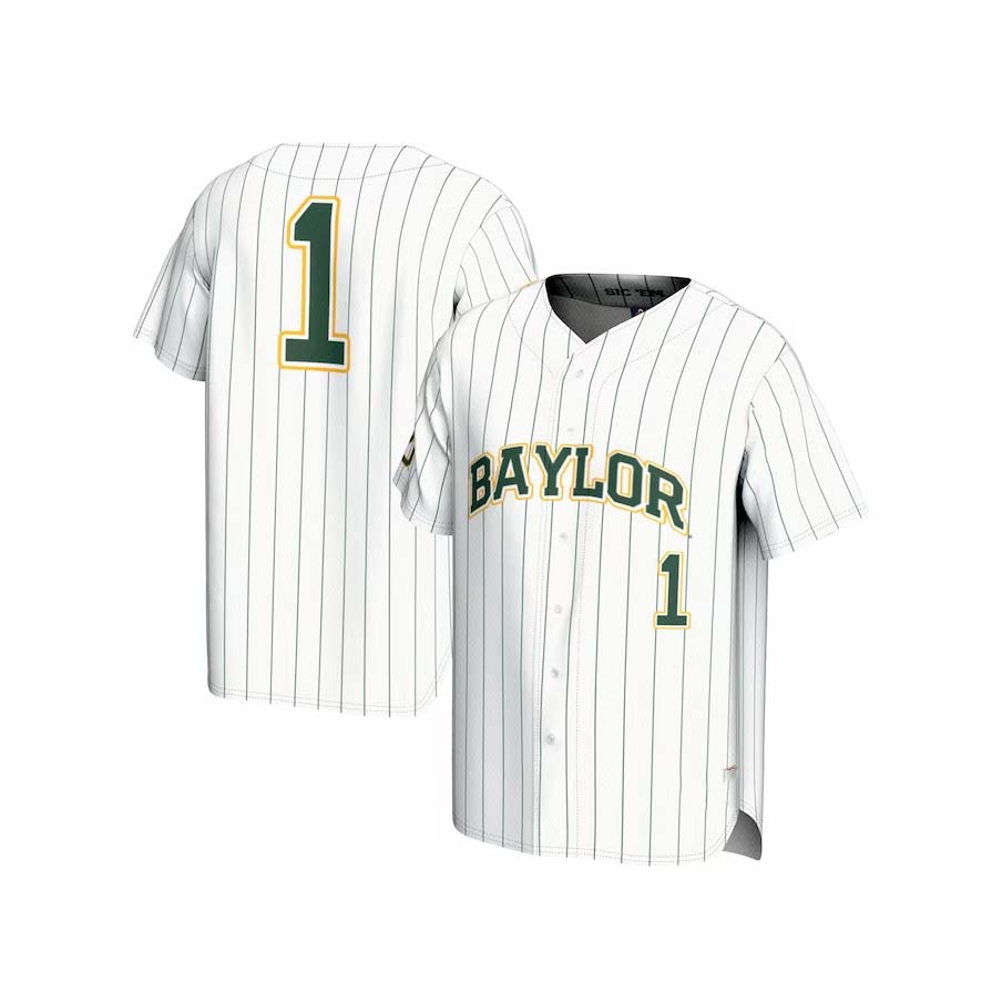 #1 B.Bears GameDay Greats Unisex Lightweight Baseball Fashion Jersey - White Stitched American College Jerseys - Main View