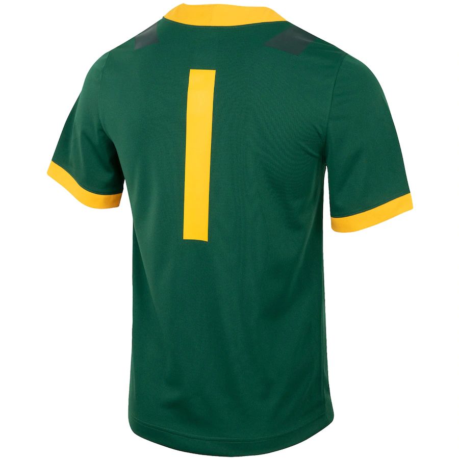 #1 B.Bears Untouchable Football Jersey Green Stitched American College Jerseys - Main View