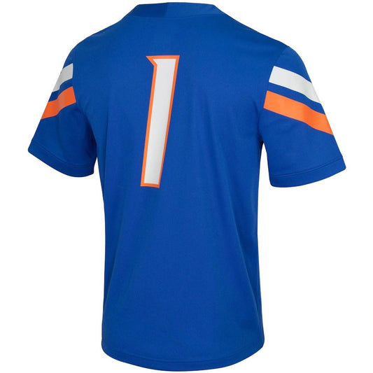 #1 B.State Broncos Untouchable Football Jersey Royal Stitched American College Jerseys - Main View