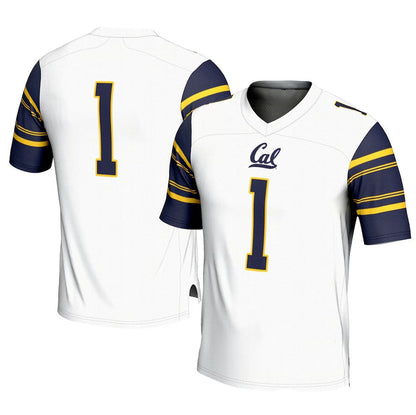 #1 C.Bears GameDay Greats Football Jersey - White American College Jerseys - Main View