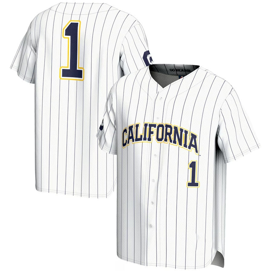 #1 C.Bears GameDay Greats Lightweight Baseball Fashion Jersey - White American College Jerseys - Main View