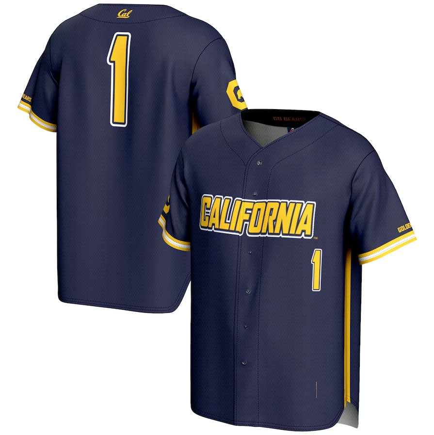 #1 C.Bears GameDay Greats Lightweight Baseball Jersey - Navy American College Jerseys - Main View