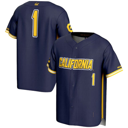 #1 C.Bears GameDay Greats Lightweight Baseball Jersey - Navy American College Jerseys - Main View