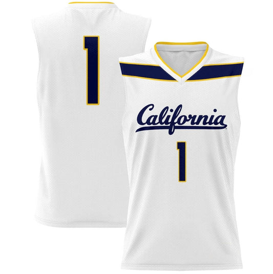 #1 C.Bears GameDay Greats Lightweight Basketball Fashion Jersey - White American College Jerseys - Main View