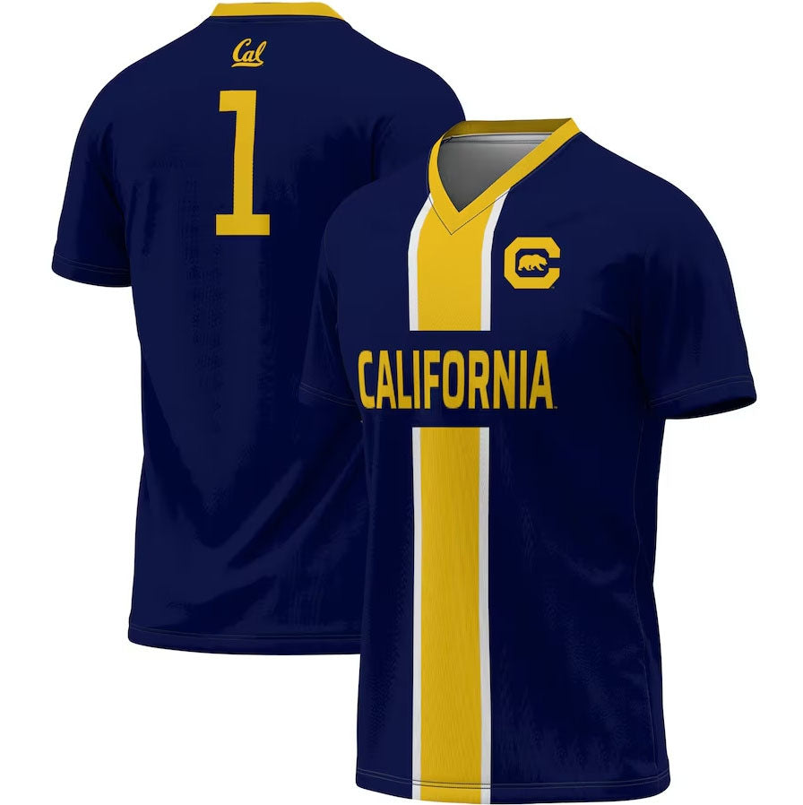 #1 C.Bears ProSphere Unisex Lightweight Soccer Jersey - Navy American College Jerseys - Main View