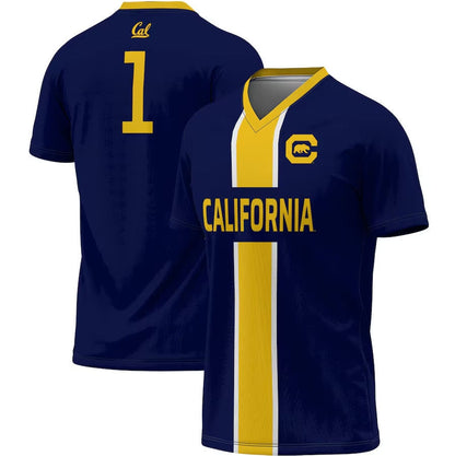 #1 C.Bears ProSphere Unisex Lightweight Soccer Jersey - Navy American College Jerseys - Main View