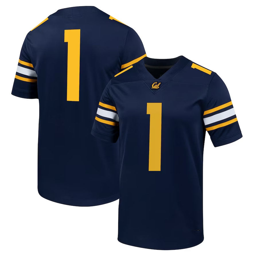 #1 C.Bears Untouchable Football Jersey – Navy American College Jerseys - Main View