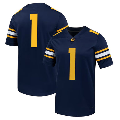 #1 C.Bears Untouchable Football Jersey – Navy American College Jerseys - Main View