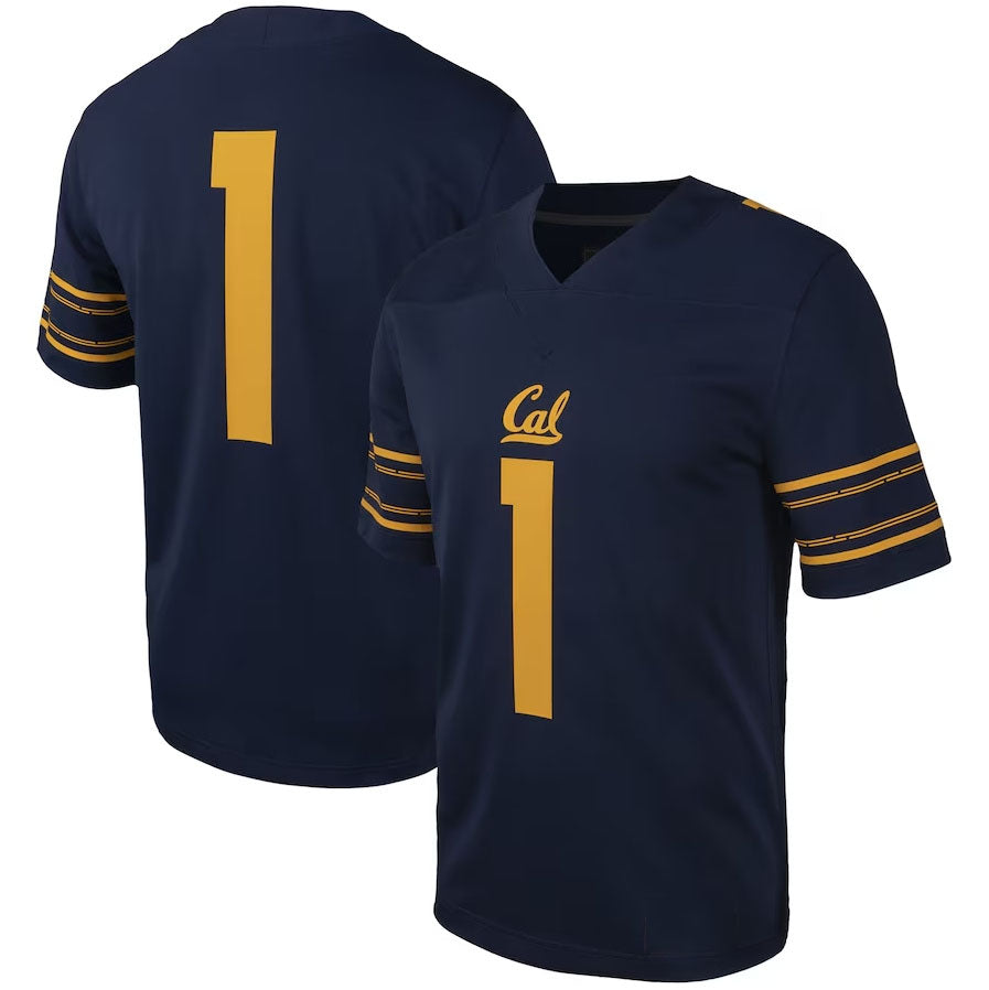 #1 C.Bears Untouchable Football Replica Jersey - Navy American College Jerseys - Main View