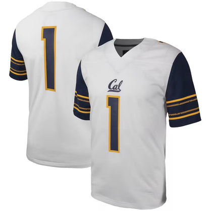 #1 C.Bears Untouchable Football Replica Jersey - White American College Jerseys - Main View
