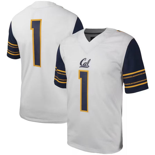 #1 C.Bears Untouchable Football Replica Jersey - White American College Jerseys - Main View