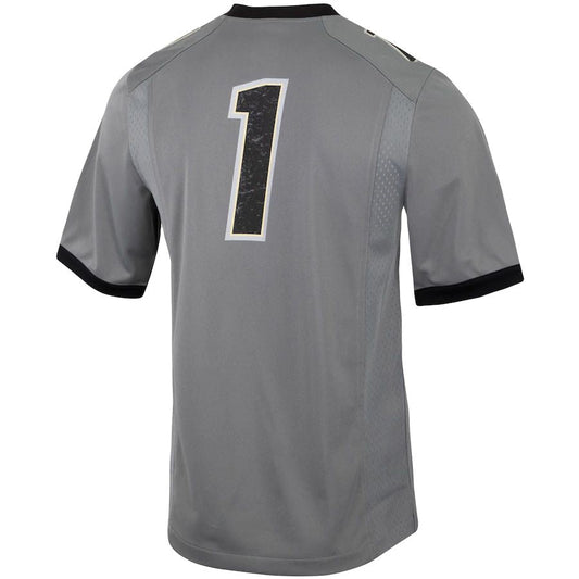 #1 C.Buffaloes Untouchable Football Jersey - Charcoal Stitched American College Jerseys - Main View