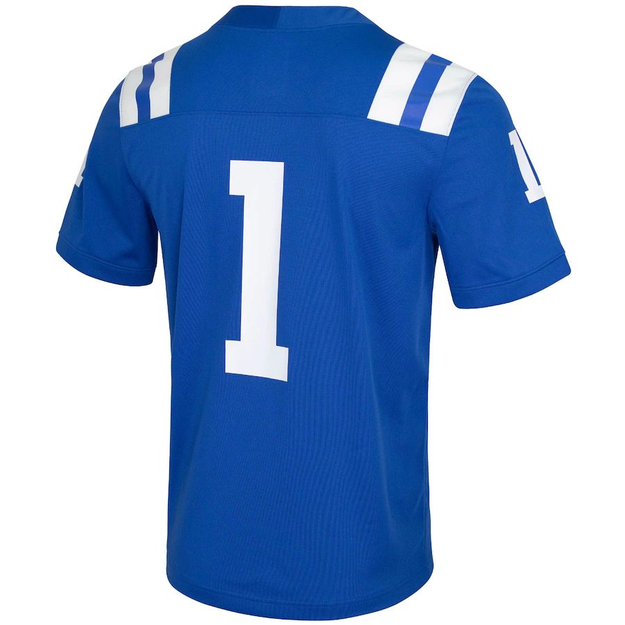 #1 D.Blue Devils Untouchable Game Jersey Royal Stitched American College Jerseys - Main View